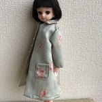 リカちゃん服(バラのコート)