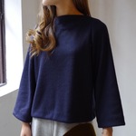 ＜販売開始！＞ビーバーボートネックプルオーバー(navy/size:1)