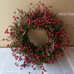 八ヶ岳〜里の秋ノイバラの実Wreath02