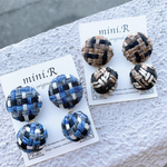 【新年SALE⭐︎20%off】ツイードボンボンピアス