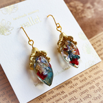 ☆blue reef×flowerフックピアス、イヤリング