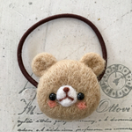 【再販】♪ほっこりクマさんのヘアゴム♪