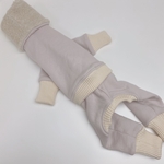 イタグレ服SS ネールピンク スウェット ロンパース 犬服