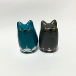 猫 置物 ペア