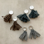 【185】matte plate × ribbon tassel      …i,
