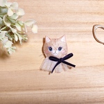 ネコの刺繍ブローチ  〜魅惑のcat  2〜
