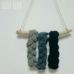 《再販》みつあみヘアバンド～mocha＊gray＊black～