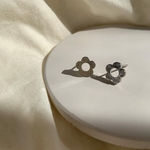 silver925 小さなお花ピアス✿