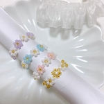お花のリング　4色セット