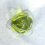 ガラスのバラ　Tea green（泡なし）