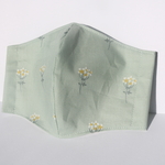 北欧柄　flower マスク　