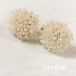 ビーズ刺繍ピアス イヤリング