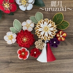 専用ページです。つまみ細工　髪飾り　♥️紅白豪華セット♥️