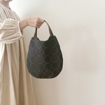 oval bag *⚮* tambourine charcoal *⚮*