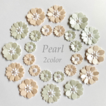 お花シール　パール 2color   24枚セット