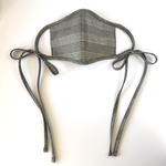 リボンマスク（グレンチェック）