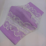 訳あり品　ラベンダー+ホワイトレース　lab-12  20