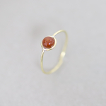 glass ring/dark brown