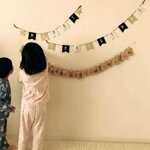 受注制作◆M クリスマスアドベントカレンダー　クラフト袋クリップセット◎送料無料◎