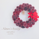 【再販】松ぼっくりのクリスマスリース