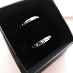 スタッズ　シルバーペアリング＊studs pair ring silver　単品販売可能