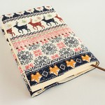 【SALE】X'masブックカバー②文庫本