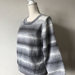 【30％OFF】グラデーションセーター　ブラック【クリスマスセール　12/20　まで！】
