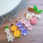 フラワー ヘアクリップ