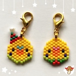 🎄Christmas セキセイインコ　ファスナーチャーム