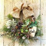 森のクリスマスリース
