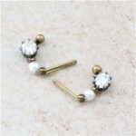 クリップ風ピアス　ジェニー　リカちゃん