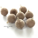 8pcs★candy flocky charm・camel（フロッキーベロア くすみカラーチャーム）