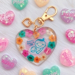 マタニティキーホルダー　こでまり　ハート　♡