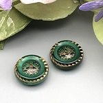 アラベスク模様のレトロボタン✨