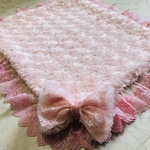 スクロールファーbaby pink♪カフェマット