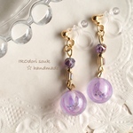 小儚花 樹脂ノンホールピアス イヤリング