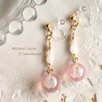 小儚花 樹脂ノンホールピアス イヤリング