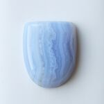 天然石＊ブルーアゲート　ファンシー型　カボション＊ルース　34.7 ct