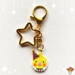 ⭐️Christmas オカメインコ(ルチノー)　キーホルダー
