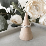  silver925 サークル リーフ シルバーピアス　