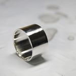 鏡面 シルバーフラットリング 12.0mm幅 ミラー｜SILVER RING｜356