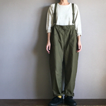 ■チノ■ウェダーオール■吊りパンツ■カーキ