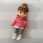 No.324¨̮♡︎ソランちゃん 服¨̮♡︎レイヤードパーカー&レギンス¨̮♡︎ピンク