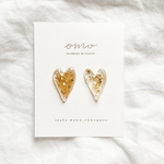 glittery heart L