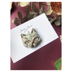 Cat Brooch （ミント）