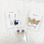 青薔薇と蝶の青セット