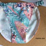 浅ばき、Lサイズ 最後の1枚‼️【NO-06】着物リメイク ふんどしパンツ    リンパよけショーツ 普段ばき   mameパンティ 