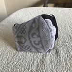 スワトウ手刺繍生地入り立体マスク