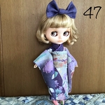 No.47 アイシードール　ネオブライス振袖３点セット　京友禅紫ラメ