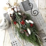 冬のスワッグ（クリスマスツリースワッグ）